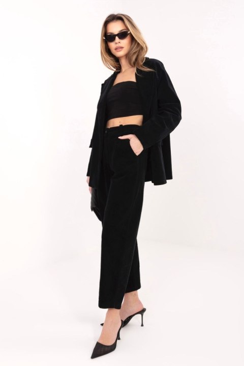 Spodnie Damskie Model IT-SP-FL8916.80 Black - Rue Paris Rue Paris