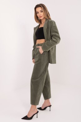 Spodnie Damskie Model IT-SP-FL8916.80 Khaki - Rue Paris Rue Paris