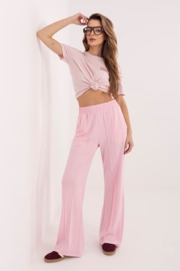 Spodnie Dresowe Model RV-DR-A1062.08 Light Pink - Rue Paris Rue Paris