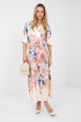 Sukienka Model IT-SK-18828.92 Ecru - Italy Moda Italy Moda