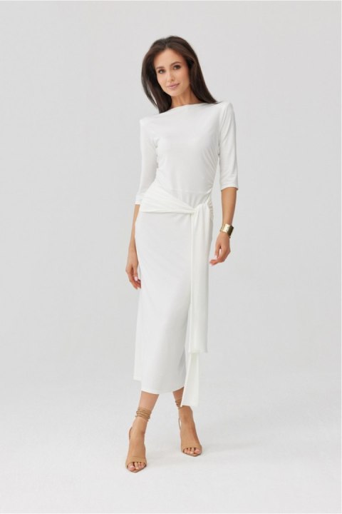 Sukienka Model Lidiana EKR SUK0552 Ecru - Roco Fashion Roco Fashion