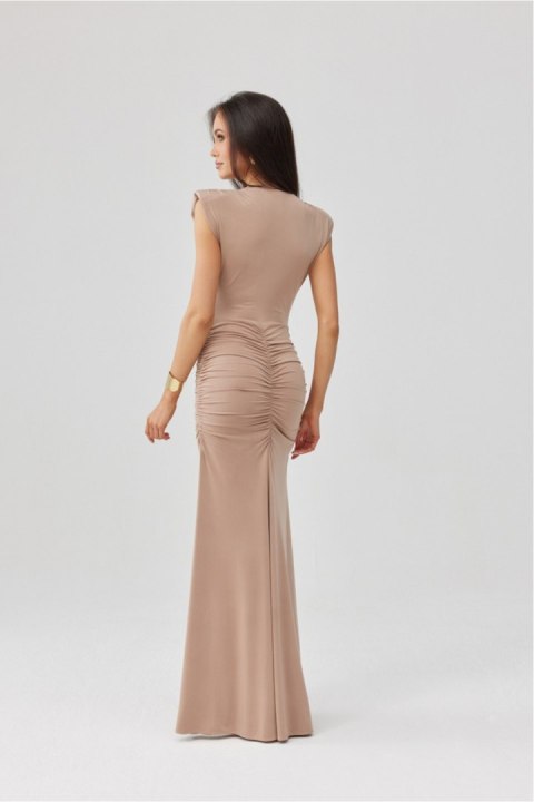 Sukienka Model Noelia CAP SUK0553 Cappuccino - Roco Fashion Roco Fashion