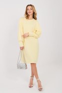 Sukienka Model RV-SK-A1059.17 Light Yellow - Rue Paris Rue Paris