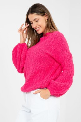 Sweter Damski Model MI-SW-9642.01 Fuksja - Italy Moda Italy Moda