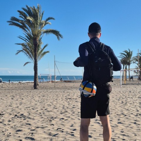 Uchwyt na piłkę Sprintigo - czarny - lepszy niż siatka na piłkę