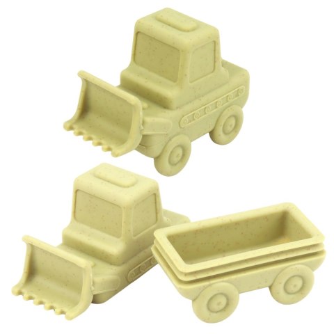 Zabawki Dla Malucha Gumowe Pojazdy Do Rozłączania Zabawy Kąpieli 4 szt. LEAN Toys