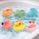 Zestaw Gumowe Zwierzątka Edukacyjne Do Kąpieli Zabawy Pastelowe 6 szt. LEAN Toys
