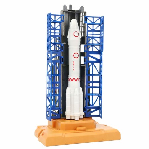 Zestaw Kosmiczny Kosmonauci Wieża Startowa Rakieta Wahadłowiec LEAN Toys