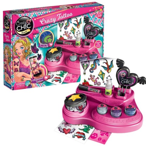Crazy Chic Zestaw Szalone Tatuaże Clementoni 18771 Clementoni