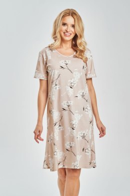 Koszulka nocna Koszula Nocna Model Flora 3538 Light Beige - Taro Taro