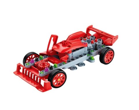 Naukowa Zabawa Klocki Laboratorium Mechaniki Samochód Wyścigowy Endurance Czerwony Język Polski Clementoni 50248 Clementoni