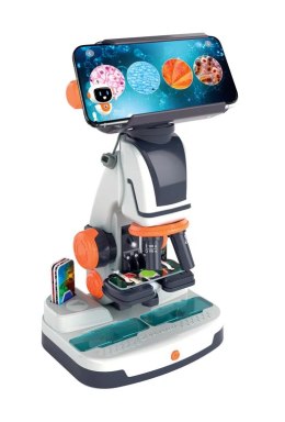 Naukowa Zabawa Mikroskop Digital Interaktywny z AI i Kamerą Wi-Fi Język Polski Clementoni 50406 Clementoni