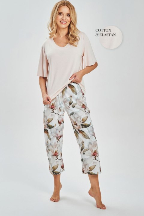 Piżama Damska Model Afrodyta 3535 Beige - Taro Taro