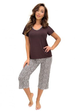 Piżama Damska Model Zoya 3/4 Panterka - Donna Donna