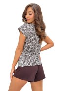Piżama Damska Model Zoya Short Panterka - Donna Donna