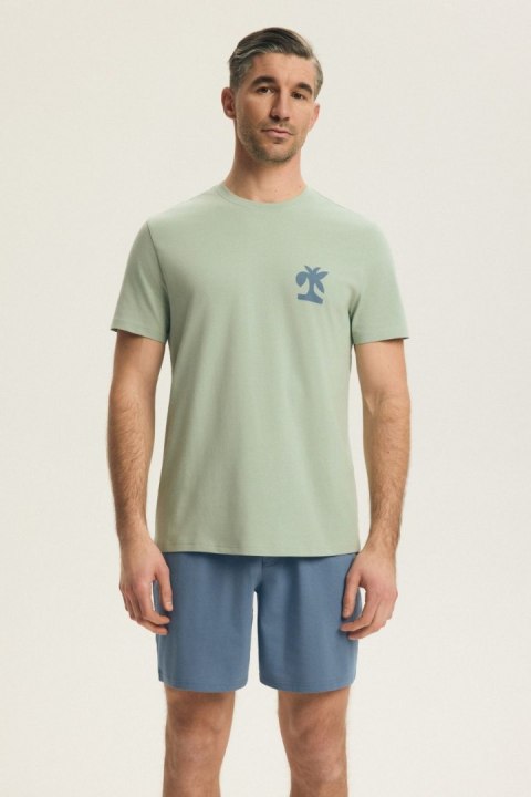 Piżama Męska Model Break 44507 Light Green - Henderson Henderson