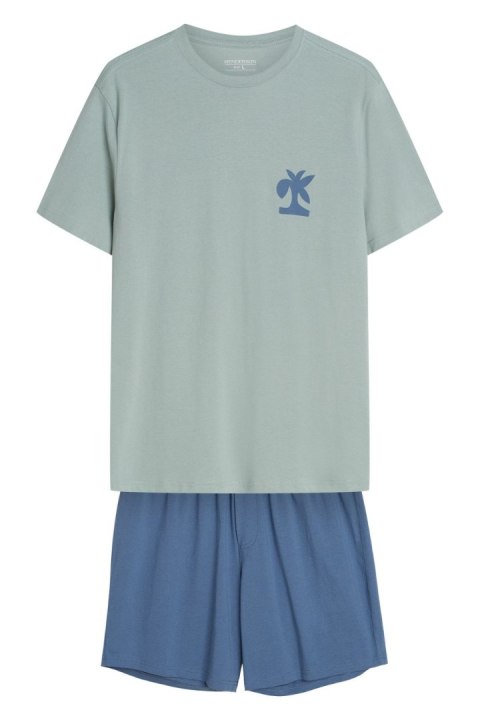 Piżama Męska Model Break 44507 Light Green - Henderson Henderson