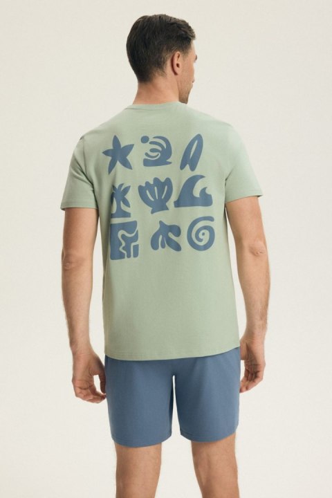 Piżama Męska Model Break 44507 Light Green - Henderson Henderson