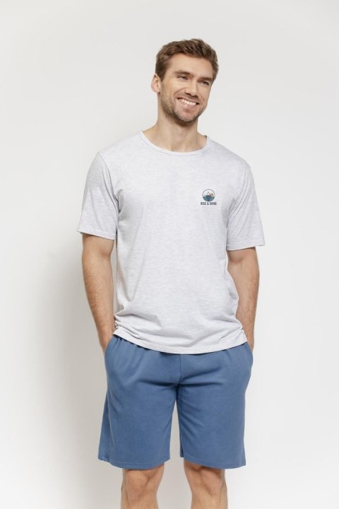 Piżama Męska Model Gabriel 3576 Grey Melange - Taro Taro