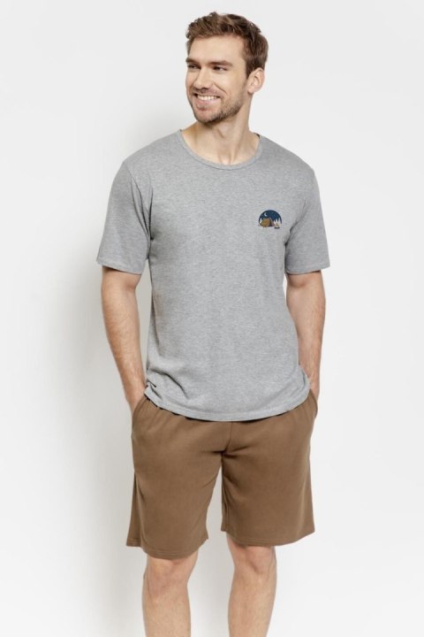 Piżama Męska Model Gabriel 3576 Melange Dark Grey - Taro Taro