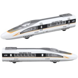 Pociąg Pośpieszny High Speed Otwierane Drzwi Napęd Światła Dźwięki LEAN Toys