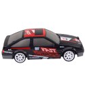 Samochód Do Driftu Zdalnie Sterowany RC Coupe Wymienne Koła Czarny 1:24 LEAN Toys