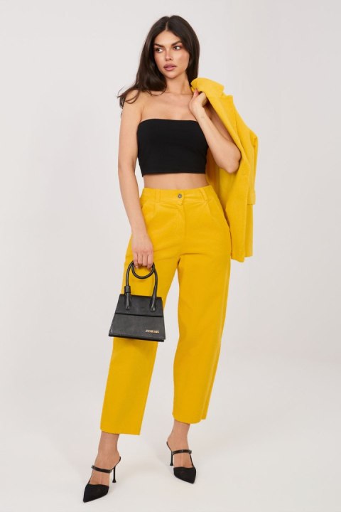 Spodnie Damskie Model IT-SP-FL8916.80 Yellow - Rue Paris Rue Paris