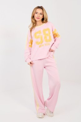 Spodnie Komplet Model IT-KMPL-22177.21P Light Pink - Rue Paris Rue Paris