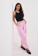 Spodnie damskie Model IT-SP-FL9665.78 Light Pink - Rue Paris Rue Paris