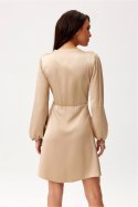 Sukienka Model Catlin BEZ SUK0554 Beige - Roco Fashion Roco Fashion