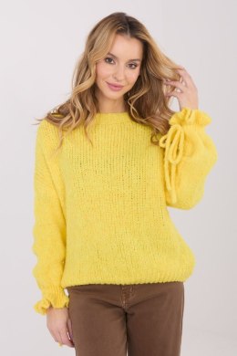 Sweter Damski Model MI-SW-1512.28 Yellow - Italy Moda Italy Moda