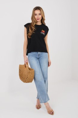 T-shirt Damski Model D12022M02769B Black - Sublevel Sublevel