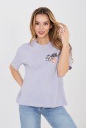 Tshirt Damski Model D12022AH02645AA Light Violet - Sublevel Sublevel