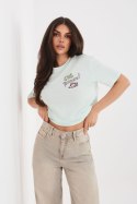 Tshirt Damski Model D12022AH02645AA Mint - Sublevel Sublevel