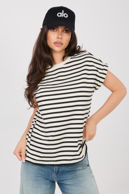 Tshirt Damski Model D12127M02858A Light Beige - Sublevel Sublevel