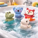 Zestaw Zabawki Do Kąpieli Zwierzątka Syrenki Gumowe 4 szt. LEAN Toys
