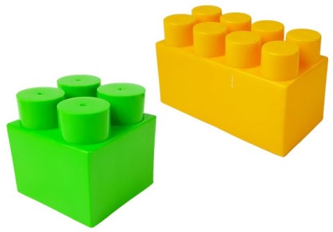 Duże Klocki Budowlane 44 elementów Dla Najmłodszych LEAN Toys Duże Klocki Budowlane 44 elementów Dla Najmłodszych LEAN Toys