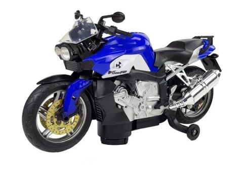 Motocykl na Baterie Niebieski LEAN Toys Motocykl na Baterie Niebieski LEAN Toys