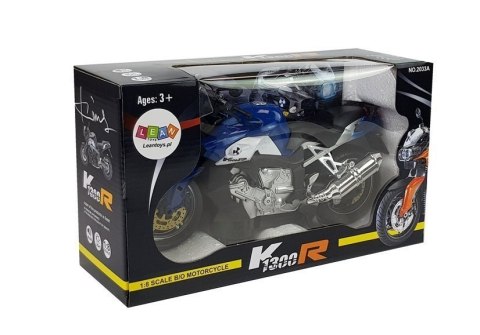 Motocykl na Baterie Niebieski LEAN Toys Motocykl na Baterie Niebieski LEAN Toys