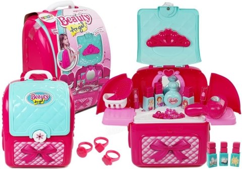 Różowy Zestaw Piękności w Plecaku LEAN Toys Różowy Zestaw Piękności w Plecaku LEAN Toys
