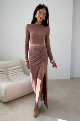 Bluzka Model Linnea CAP BLU0235 Cappuccino - Roco Fashion Roco Fashion