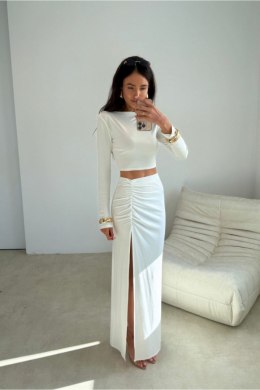 Bluzka Model Linnea EKR BLU0235 Ecru - Roco Fashion Roco Fashion