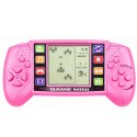 Elektroniczna Gra Konsola Do Gry Tetris Przenośna LCD Różowa LEAN TOYS
