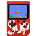 Elektroniczna Gra Konsola Retro Sup 400 Gier LCD 8 Bit Czerwona LEAN Toys