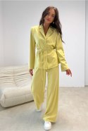 Koszula Damska Model Aveline CZO BLU0231 Dark Yellow - Roco Fashion Roco Fashion
