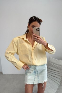 Koszula Damska Model Calista ZOL BLU0229 Yellow - Roco Fashion Roco Fashion