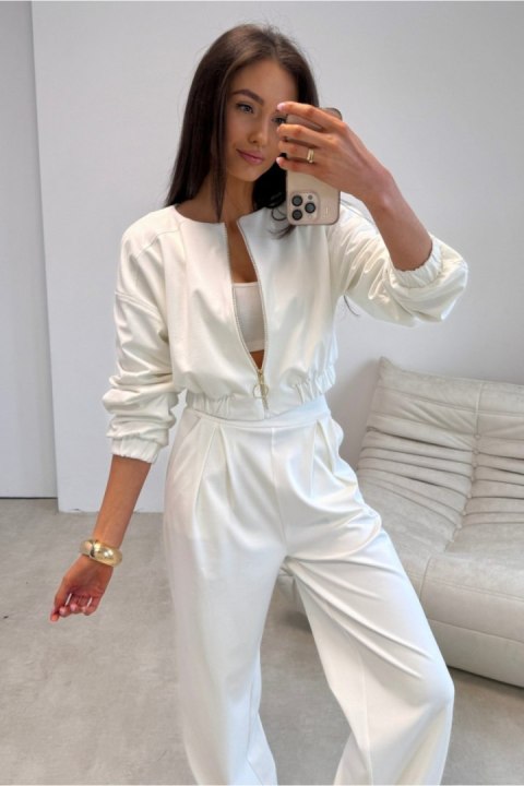 Kurtka Damska Model Coraline EKR KUR0036 Ecru - Roco Fashion Roco Fashion