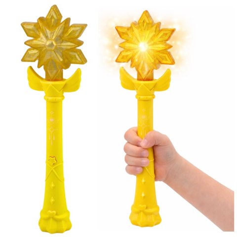 Magiczna Różdżka Świecąca Gwiazda Światła Dźwięki Mix LEAN Toys