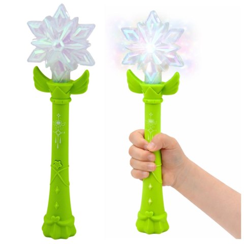Magiczna Różdżka Świecąca Gwiazda Światła Dźwięki Mix LEAN Toys