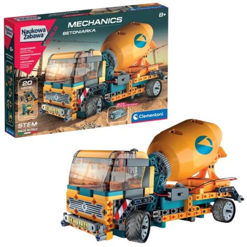 Naukowa Zabawa Laboratorium Mechaniki Betoniarka Język Polski Clementoni 50807 Clementoni